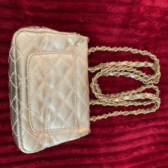 Brand New Quilted Evening Mini Hand Bag with Adjustable Straps - Picture 4 of 5